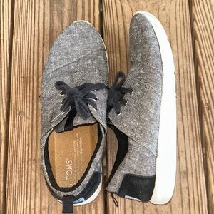 TOMS Del Rey Chambray Sneakers 7.5